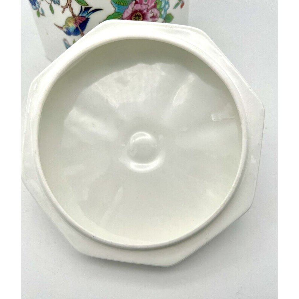 Vintage Aynsley Pembroke Biscuit Jar  Barrel Canister Candy Discontinued Octagon - Picture 6 of 8